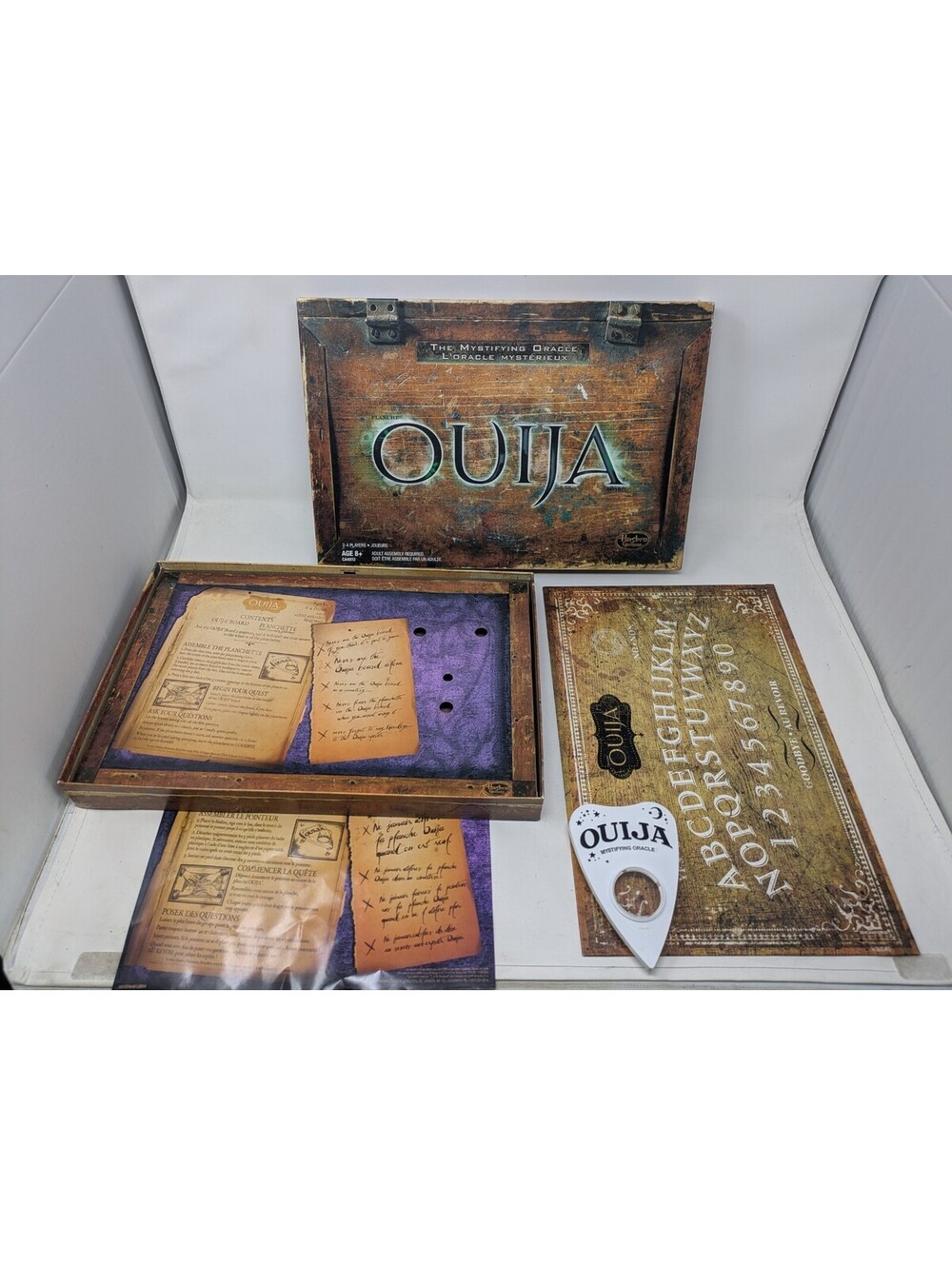 Ouija Board The Mystifying Oracle Game Hasbro with Planchette 2015
